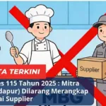 Pemilik Dapur MBG Dan Mitra Dilarang Rangkap Suplayer Bahan