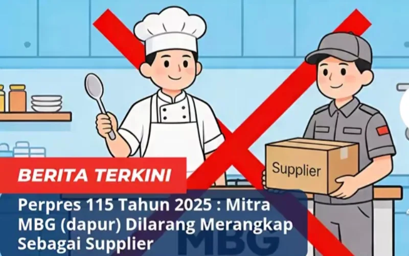 Pemilik Dapur MBG Dan Mitra Dilarang Rangkap Suplayer Bahan