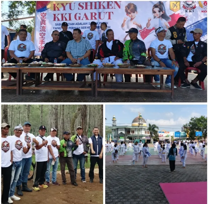 Kyu Shiken KKI Garut Adakan Ujian Kenaikan Tingkat Seaseon 1 KKI Tahun 2026 di Alun-Alun Malangbong