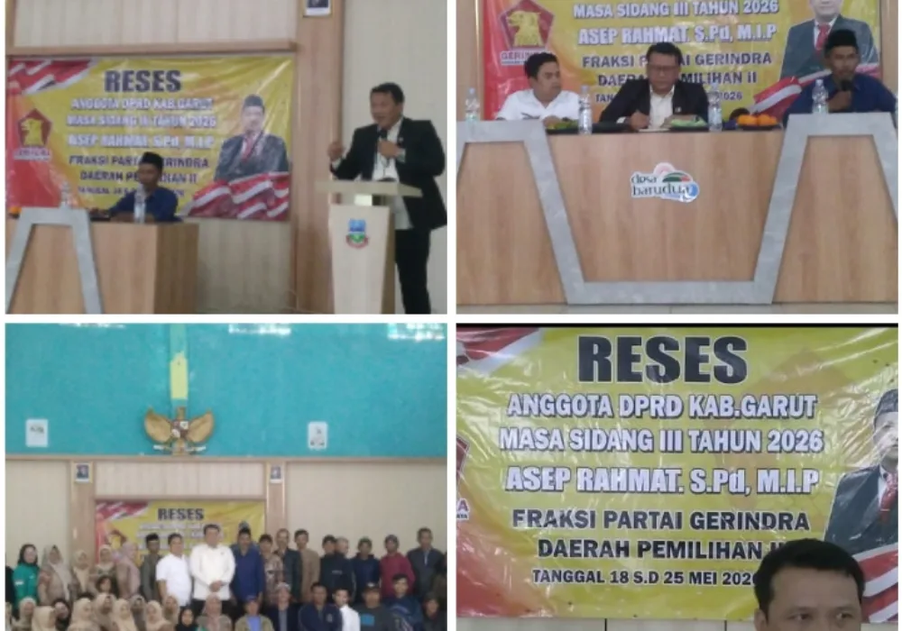 Reses DPRD garut masa sidang III tahun 2026 Asep Rahmat serap aspirasi warga malangbong.