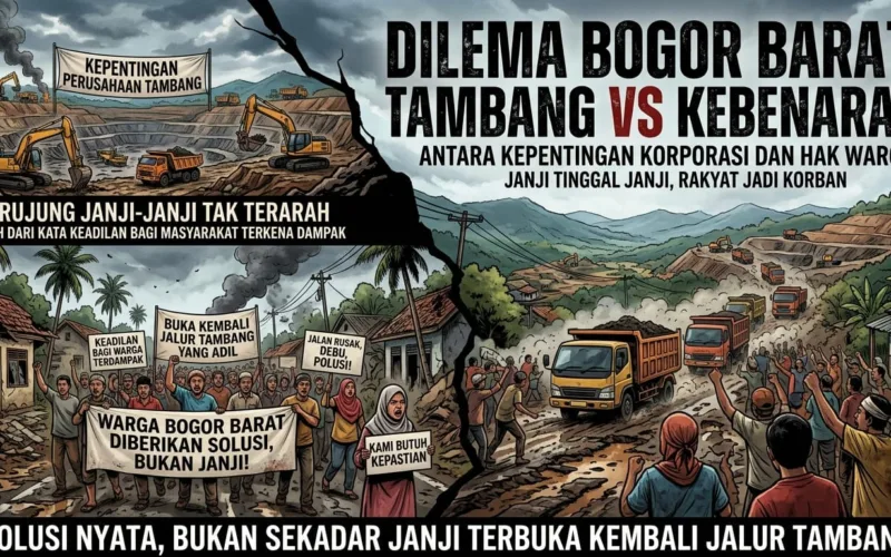Ketika Janji Berhadapan dengan Kebijakan, PANDAWA Soroti Arah Baru Tambang Bogor Barat