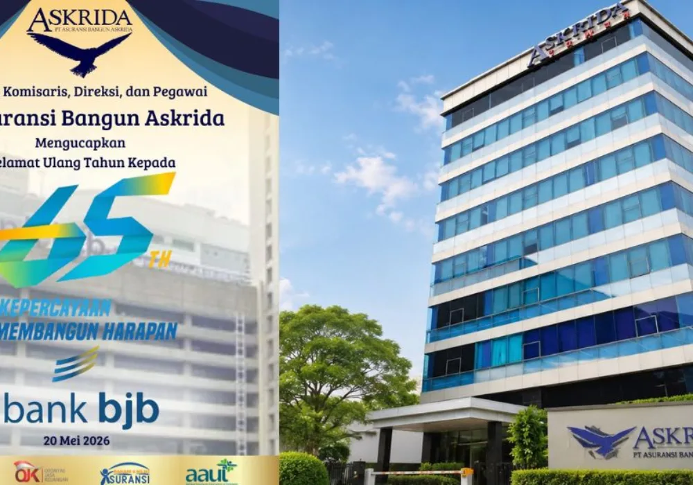 Askrida Ucapkan HUT ke-65 Bank bjb, Tegaskan Sinergi