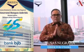 Askrida Ucapkan HUT ke-65 Bank bjb, Tegaskan Sinergi