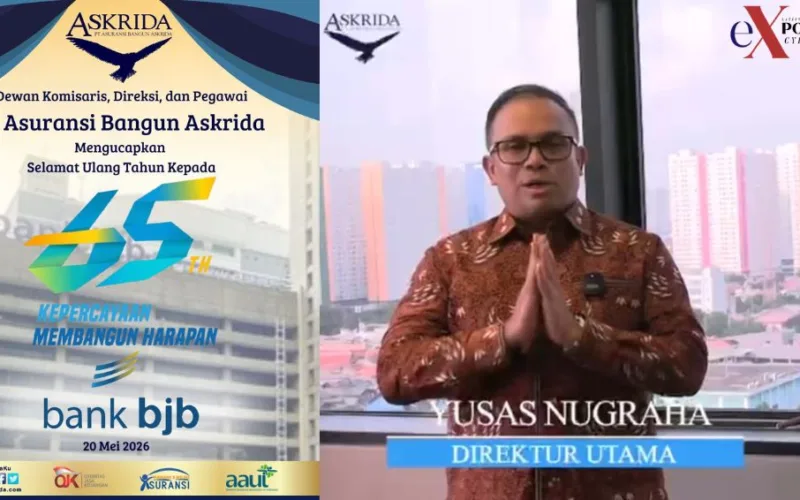 Askrida Ucapkan HUT ke-65 Bank bjb, Tegaskan Sinergi