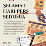 Selamat Hari PERS Sedunia 2026 Forum Wartawan Garut Selatan (FORWAGAS)