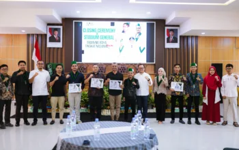 HMI Kota Bogor Tutup Training Raya LK II-LKK, Dihadiri Anas Urbaningrum dan Jenal Mutaqin
