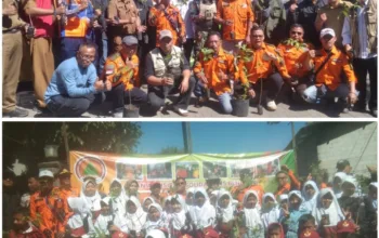 Peringati Hari Lingkungan Hidup dan Hari Pancasila, PAC Rentan Cikajang Gelar Aksi Penghijauan