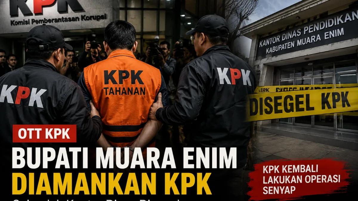 OTT KPK Muara Enim, Bupati Edison Diamankan