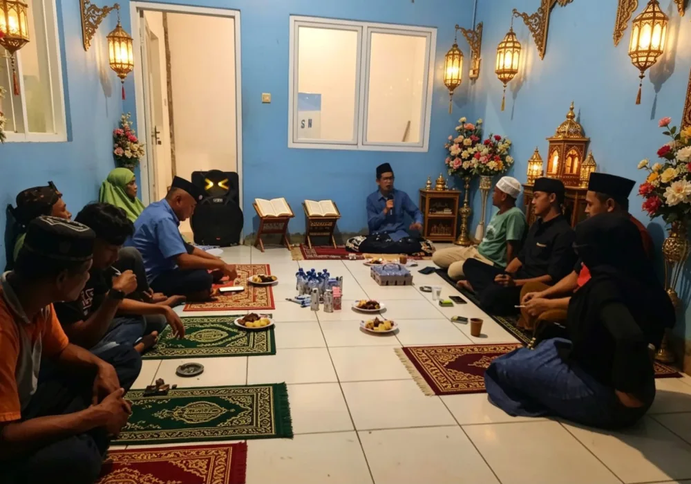 Anggota DPRD Kabupaten Bogor Achmad Yaudin Sogir kembali Isi Tausiah Pengajian Jurnalis di Majelis Taklim Al-Qalam