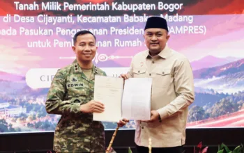Dukung Kesejahteraan Prajurit, Rudy Hibahkan Lahan untuk Rusun Paspampres