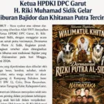 Ketua HPDKI DPC Garut H. Riki Muhamad Sidik Gelar Hiburan Bajidor dan Khitanan Putra Tercinta
