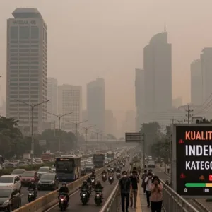 Kualitas Udara Jakarta Hari Ini Berada di Level Tidak Sehat
