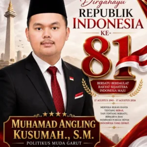 HUT RI ke-81, Muhamad Angling Kusumah S.M Soroti Kondisi Jalan Menuju Banjarwangi Garut