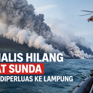 5 Jurnalis Hilang di Selat Sunda, Pencarian Tembus Lampung