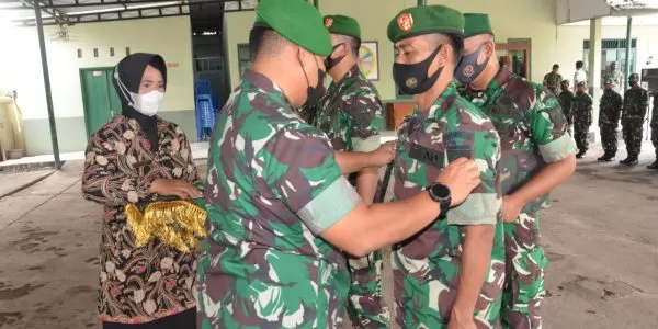Korps Raport Kenaikan Pangkat Prajurit Bintara dan Tamtama Kodim Karanganyar