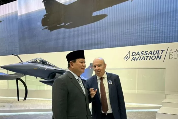 Menhan Prabowo Hadiri Paris Air Show 2023