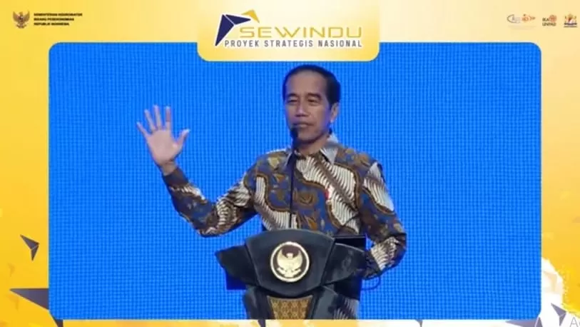 Presiden Joko Widodo Peringatan Sewindu PSN Tahun 2023